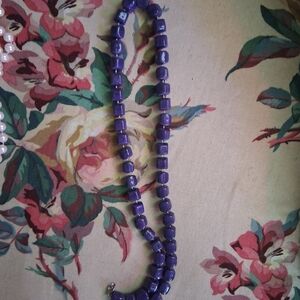 Elegant Purple Beaded Necklace